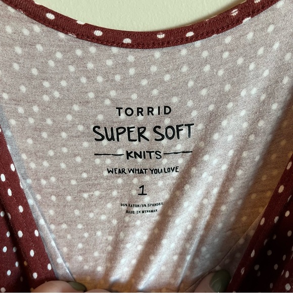 Torrid polka dot romper - Picture 5 of 5